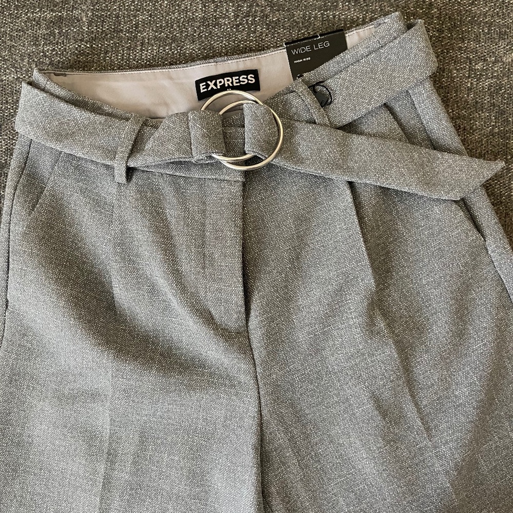 *BRAND NEW Express Womens High Waist Wide Leg Trousers